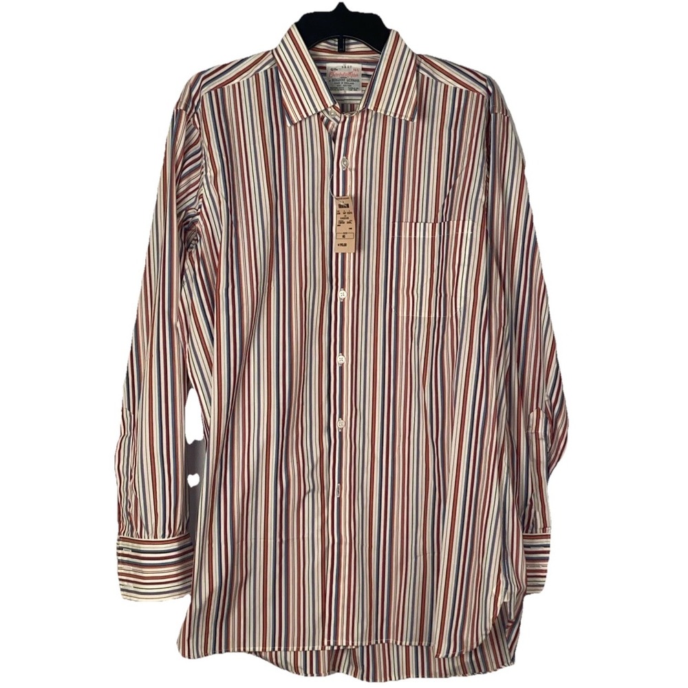 Bergdorf Goodman multi color‎ dress shirt 16 1/2 190 Retail